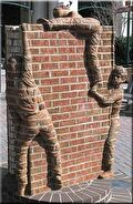 Siermetselwerk voor scholing